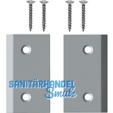 PLANET Eckplattenset X3 Type 1, 29 x 55 mm, Stahl silberf�rbig