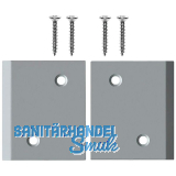 PLANET Eckplattenset X3 Type 3, 49 x 55 mm, Stahl silberf�rbig