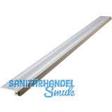 Anschlag/Bodenschiene mit Dichtung, 930 mm, Aluminium/Dichtung beige