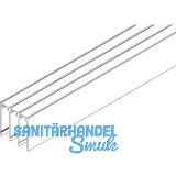 VITRIS Atrivant 80 Deckenschiene hoch 3-bahnig Alu Anthrazit RAL 7016 L=6000 mm