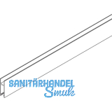 VITRIS Atrivant 80 Laufschuhprofil 8/10 mm Glas Alu Silber L=6000 mm