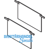 VITRIS Atrivant 80 Abdeckkappen Deckenschiene hoch 5-bahnig Anthrazit RAL 7016