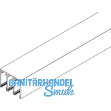VITRIS Atrivant 80 Deckenschiene niedrig 3-bahnig Silber L=6000 mm
