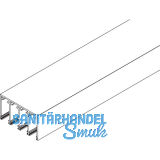 VITRIS Atrivant 80 Deckenschiene niedrig 4-bahnig Silber L=6000 mm