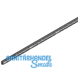 VITRIS Atrivant 80 B�rstenleiste einschiebbar Glas 10 mm Grau L=6000 mm