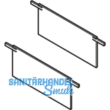 VITRIS Atrivant 80 Abdeckkappen Deckenschiene niedrig 5-bahnig Silber
