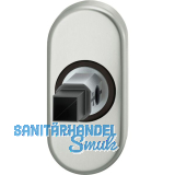 FSB Adapter-Rosette oval Rahment�r, 9 mm, Aluminium silber