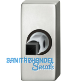 FSB Adapter-Rosette eckig Dr�cker f�r Rahment�r, Ansatz 8 mm, Aluminium silber