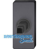 FSB Fenstergriff Adapter-Rosette eckig, Aluminium schwarz matt