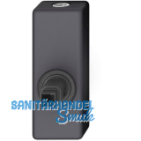 FSB Fenstergriff Adapter-Rosette eckig abschlie�bar, Aluminium schwarz matt