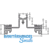 GUTMANN Riegeldichtung GF60 R-E2, Bundl�nge 30 m, Kunststoff APTK schwarz