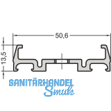 GUTMANN Grundprofil P 2011/55, L=6000 mm, Aluminium blank