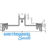 GUTMANN Riegeldichtung GF80 R-E2, Bundl�nge 30 m, Kunststoff APTK schwarz