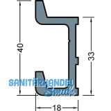 GUTMANN Dachrinnenhalter P2031, L=200 mm, Aluminium blank