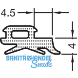 GUTMANN Verglasungsdichtung au�en 750004, L=100 m, Kunstst. APTK schwarz