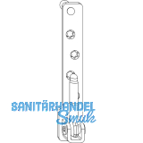 MACO Ecklager MAMMUT 180 kg PVC, 12/20 mm, Tragezapfen 9 mm, silber, rechts