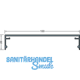 GUTMANN Abdeckprofil-Pfosten P2020/100, L=6000 mm, Aluminium blank
