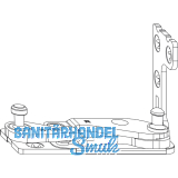 MACO Ecklager POWER PVC FT 30 13V silber rechts (215814)
