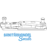 MACO Ecklager POWER 3-flg. PVC FT 30 mm, 13V, links (215833)