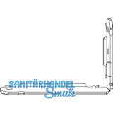 MACO Unterlage POWER Typ 09, links unten/rechts oben, grau (364175)