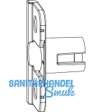 MACO Anpressverschluss einbohrbar Rahmenteil, Eurofalz 30 mm 13 V (368015)