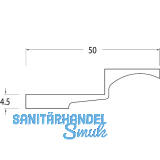 Ausgleichsst�ck f�r Bodent�rschwelle TRANSIT 58 - 76, Kunststoff schwarz