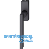 FSB Fenstergriff 34 1035 abschlie�bar eckige Rosette, Aluminium schwarz matt