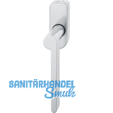 FSB Fenstergriff 34 1021 abschlie�bar ovale Rosette, links, Edelstahl matt
