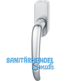 FSB Fenstergriff 34 1023 abschlie�bar ovale Rosette, Edelstahl matt