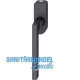 FSB Fenstergriff 34 1035 abschlie�bar ovale Rosette, Aluminium schwarz matt