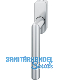 FSB Fenstergriff 34 1076 abschlie�bar ovale Rosette, Edelstahl matt