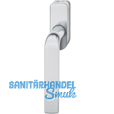 FSB Fenstergriff 34 1267 abschlie�bar ovale Rosette, Aluminium silber eloxiert