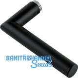 HOPPE Dr�ckerlochteil AMSTERDAM, Edelstahl schwarz matt