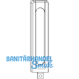 MACO Abdeckung lang Ecklager DT130/PVC, titan (42057)