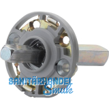 HOPPE Montagemodul UP19/RFL rund, Vierkant 10/62 mm, Stahl aluminiumfarbig