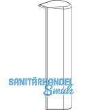 MACO Abdeckung Falzecklagerband AS/PVC/DTuni ohne �V wei� RAL 9016 rechts