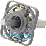 HOPPE Montagemodul UP52/RFL eckig, Vierkant 10/62 mm, Stahl aluminiumfarbig