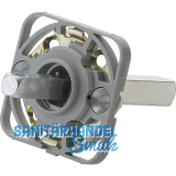 HOPPE Montagemodul UP52/RFL eckig, Vierkant 10/72 mm, Stahl aluminiumfarbig