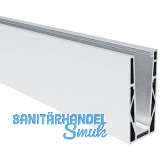 ECONOMY Bodenprofil 0004 ECO zur aufgesetzten Montage, 5000 mm, silber eloxiert