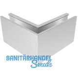 ECONOMY Innenecke f�r Bodenprofile 0004 ECO, Aluminium silber eloxiert