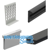 ECONOMY Dichtungsset f�r Bodenprofile 2500, Glasst�rke 12 mm,Kunststoff/Gummi