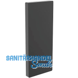 ECONOMY Endkappe f�r Bodenprofile 0005,zur vorgesetzten Montage,schwarz eloxiert