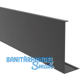 ECONOMY Abdeckprofil gerade, 2500 mm, Aluminium schwarz eloxiert