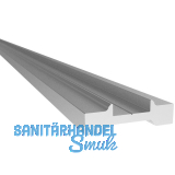 ECONOMY Entw�sserungsprofil f�r Bodenprofile 0005, Aluminium silber eloxiert