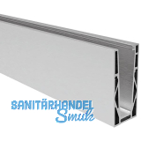 ECONOMY Bodenprofil 0004 ECO zur aufgesetzten Montage, 6000 mm, Aluminium blank