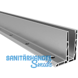 ECONOMY Bodenprofil F-Form0006ECO zur aufgesetzten Montage,2500,silber eloxiert