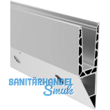 ECONOMY Bodenprofil 0011 verst.FLEX ProXL zur vorgesetzten Montage,2500mm,silber