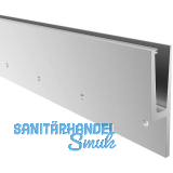 ECONOMY Bodenprofil h-Form 0011 zur vorgesetzten Montage,2500mm, silber eloxiert