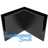 ECONOMY Innenecke f�r Bodenprofil h-Form 0011,vorgesetzte Montage, schwarz