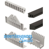 ECONOMY Dichtungsset PRO FLEX, 5000 mm, Glasst�rke 17,52 mm,Kunststoff/Gummi